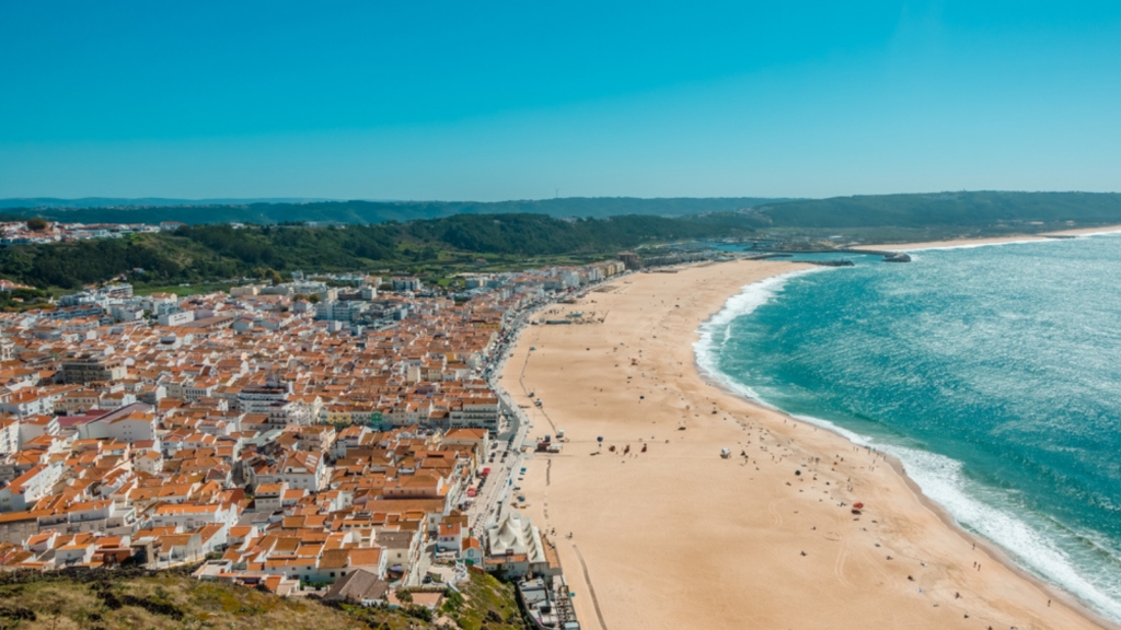A landscape in Portugal.