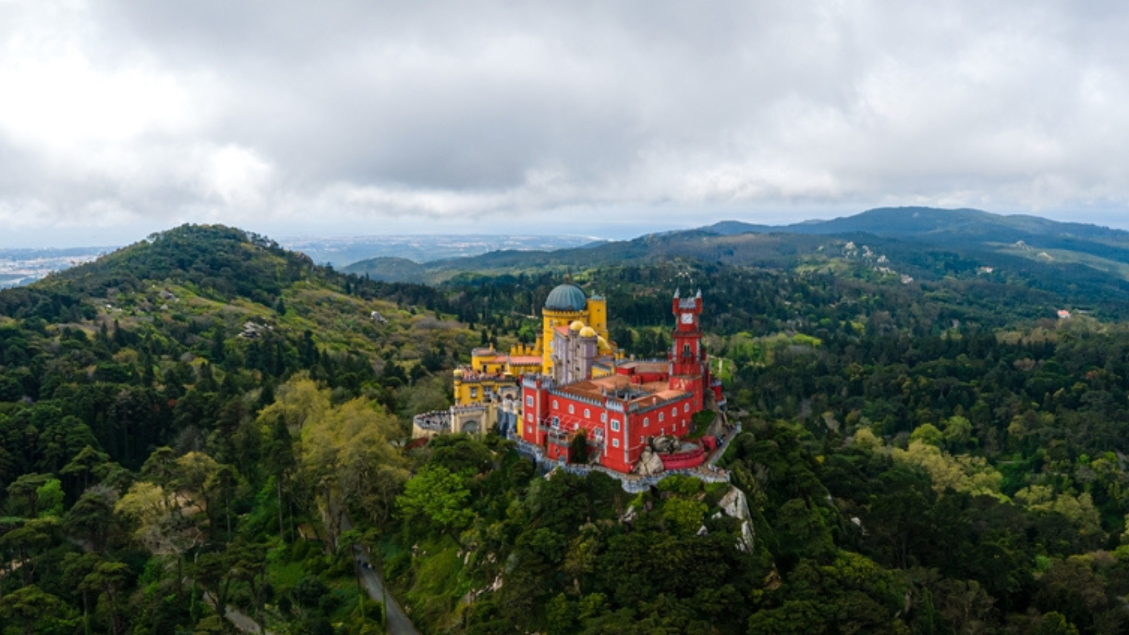 A landscape in Portugal.